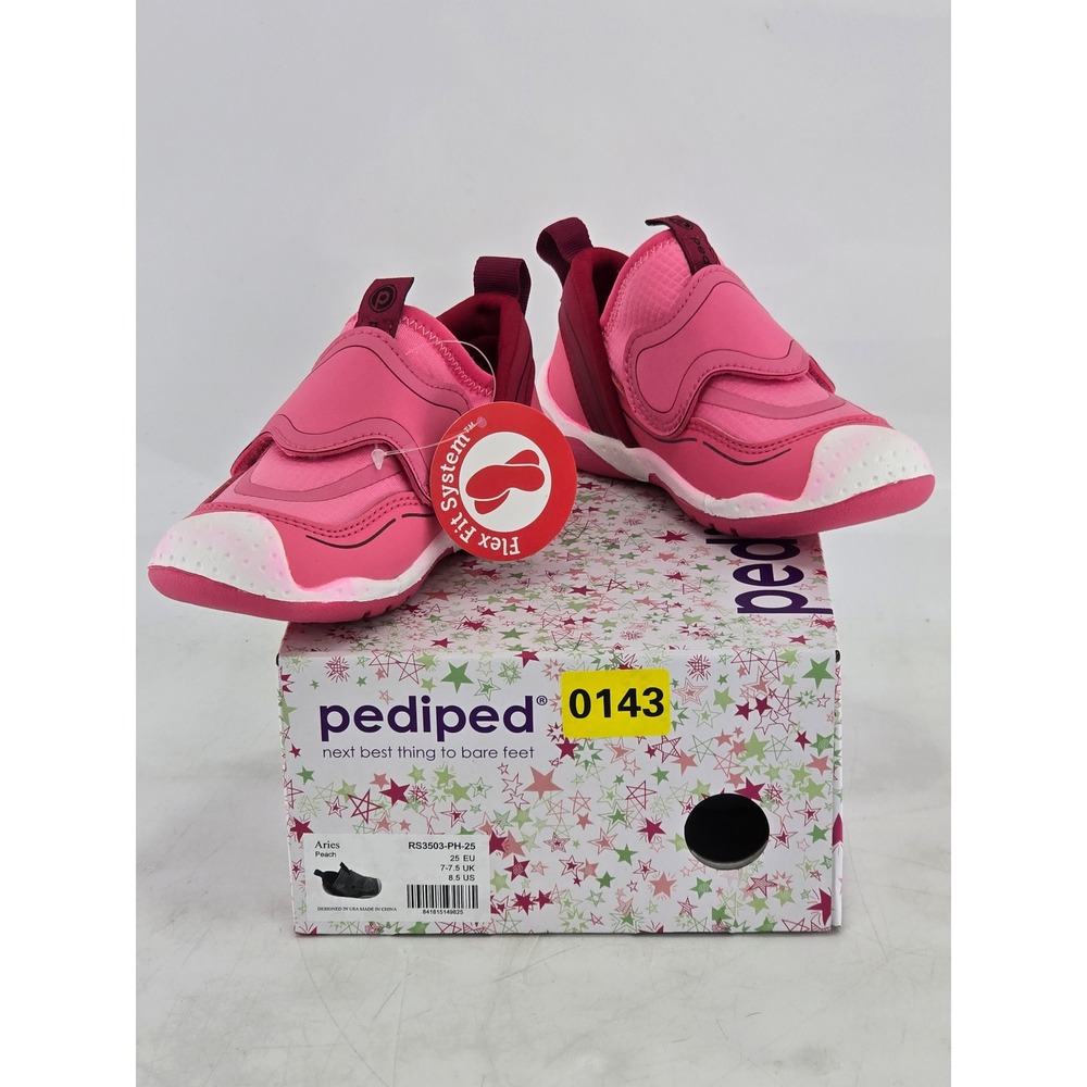 pediped Aries Peach Girls Size 8.5 Pink Ultra Light Water Shoes - New